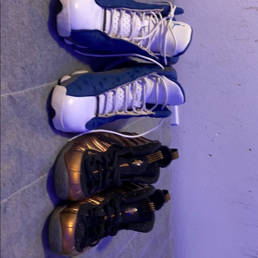Jordan 13s and Nike Nike foam posits